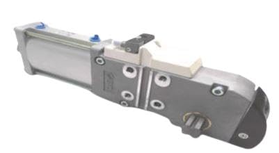 SMC CKZ3N63TF-120DPF-X2742A 120 ARM Opening Angle, 63 MM BORE, CLAMP, CLAMP Cylinder, G Port, P&F Proximity Switch, Rubber Cover, Slim LINE