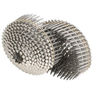 #US Spare Part for 3600Pcs 1-1/4 Ring Shank Siding Nails 15 Degree Wire Coil Stainless Steel