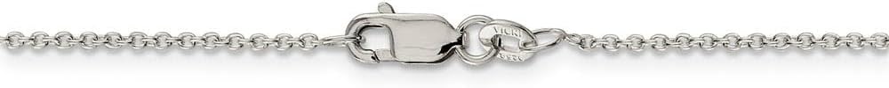 The Black Bow Sterling Silver 26mm Reversible Scroll Oval Locket Necklace