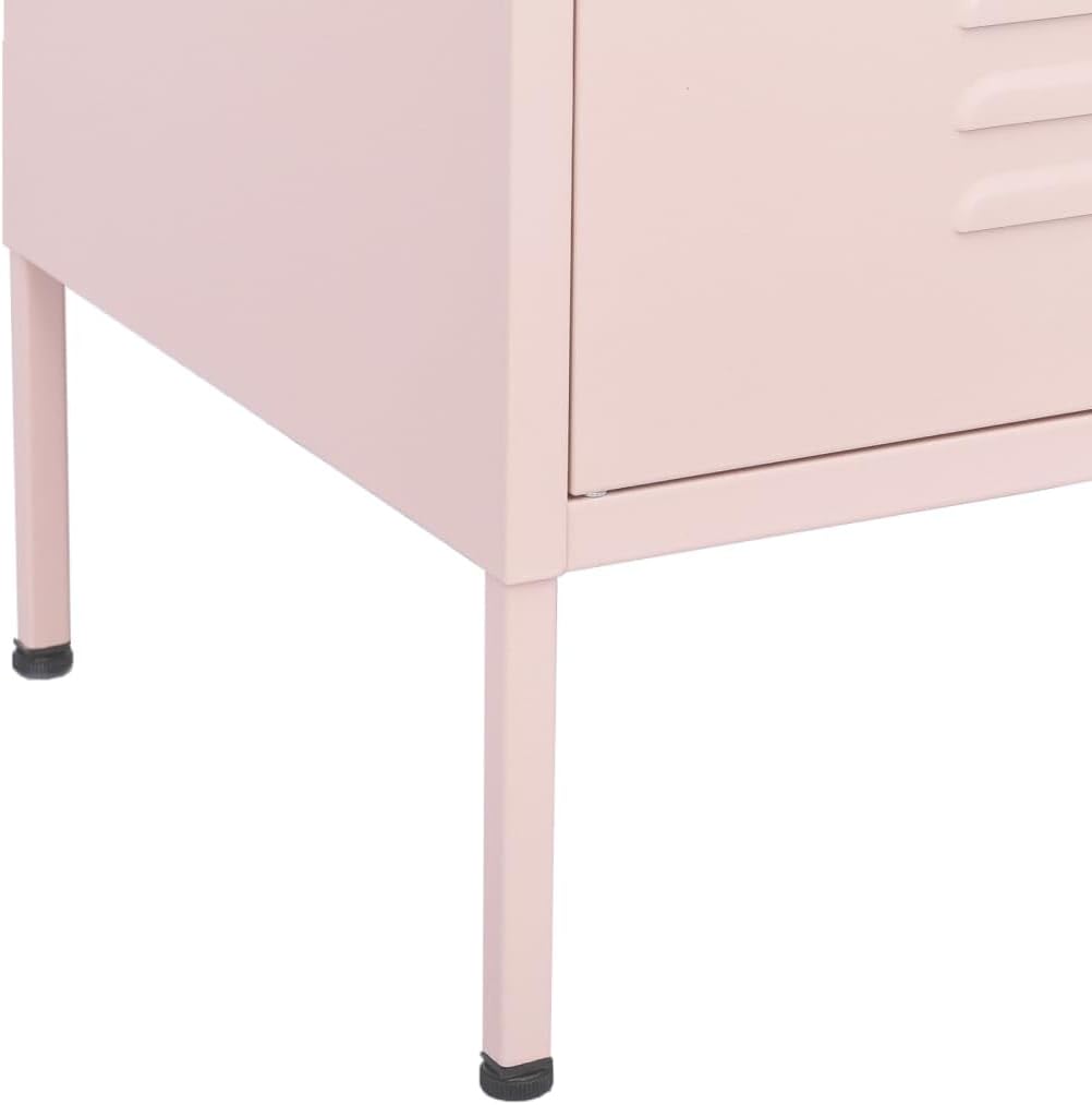 Steel Storage Cabinet with 2 Drawers and Adjustable Shelf, Metal Side Cabinet for Home, Office, Entryway and Hallway, 31.5'x13.8'x40',-331