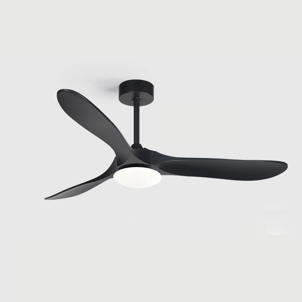 Imitation Wood 42 Inch Ceiling Fan with Lights Ceiling Fans with Lights and Remote 6 Speed Modern 3-Blade Fan Light LED Acrylic Bedroom Ceiling Fan Outdoor Ceiling Fans for Patios