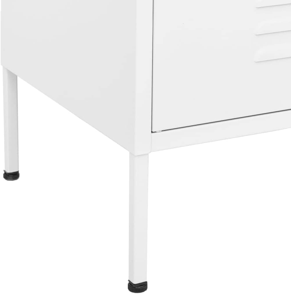 Steel Side Storage Cabinet, Modern Sideboard Storage Cabinet with Legs for Home, Office, Entryway and Hallway, 31.5'x13.8'x40',-325