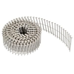 #US 3600 Pcs 1-3/4 .09 Ring Shank Stainless Steel Siding Nails 15 Degree Wire Coil