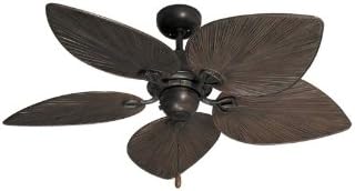 Yonune Gulf Coast Fans Bombay Tropical Ceiling Fan in Oil Rubbed Bronze 42'