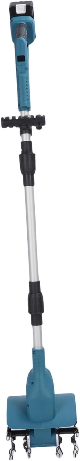 Generic Cordless Mini Cultivator Efficiently 9' Wide, 6.3' Deep for Gardening Soil Cultivation, Battery Powered Electric Tiller for Gardening Enthusiasts (US Plug)