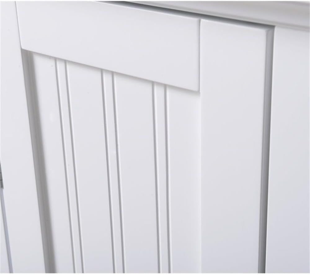 OS Home and Office Furniture 15' 1-Door Wood Kitchen Storage Pantry in White