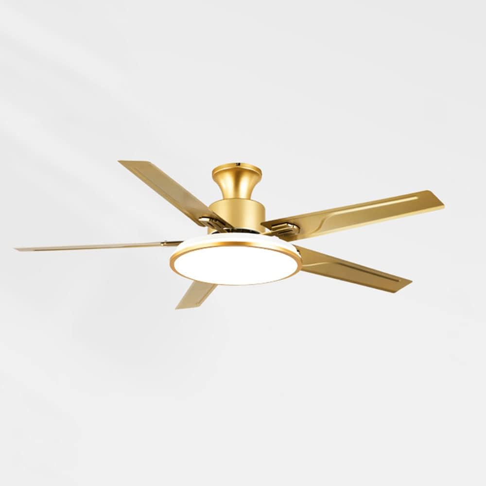 Ceiling Fans with Lights Flush Mount Outdoor Ceiling Fan with Lights 42 Inch Indoor Ceiling Fan Light LED Dimmable Smart Ceiling Fan Outdoor Ceiling Fans for Patios with Light