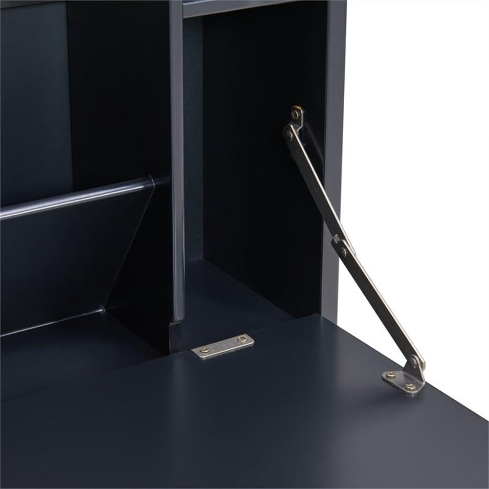 SEI Furniture Wall Mount Laptop Desk - Universal Style, Black