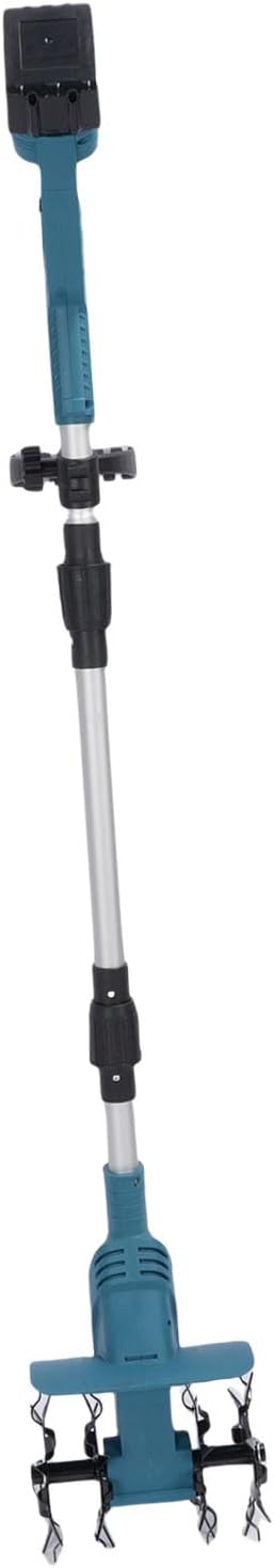 Generic Cordless Mini Cultivator Efficiently 9' Wide, 6.3' Deep for Gardening Soil Cultivation, Battery Powered Electric Tiller for Gardening Enthusiasts (US Plug)