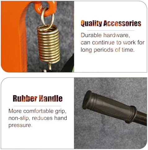 Heavy-Duty Steel Paver Lifting Clamp - Strong Stone Slab Lifter for Concrete Blocks, Adjustable Dual Handle Tool, 8-30cm Opening, Ideal for Construction and Landscaping