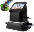 Film Slide Scanner, ，High Resolution 120 Film Scanner 22 Mega Pixels Slide Negative Photo Scanne，Built-in 128MB Memory，with 4.3' LCD Screen