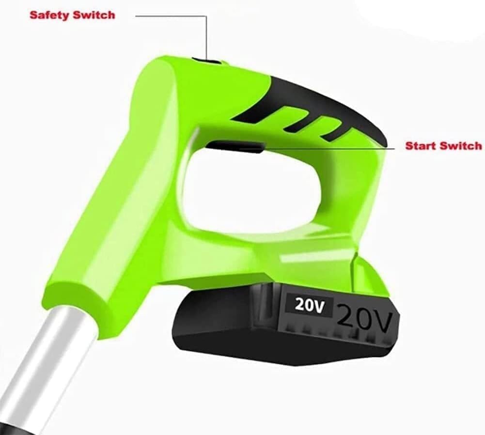 MekUk Garden Tiller & Cultivator Electric Tiller Rotavator, Handheld Tiller Rotavator with 4000mAh Rechargeable Lithium Battery and Charger for Garden Care Compacted Soils and Lawn Yard