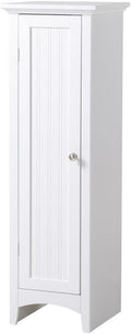 OS Home and Office Furniture 15' 1-Door Wood Kitchen Storage Pantry in White
