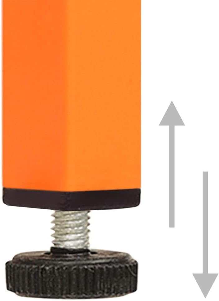 Metal Storage Cabinet with Lock, Home Office Storage Locker Cabinet, 13.8'x18.1'x70.9', Orange,-243