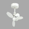 Mustang 18 in. Oscillating Indoor/Outdoor Pure White Ceiling Fan
