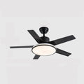 Flush Mount Ceiling Fans with Lights and Remote Smart 3 Color Dimmable Fan Light 42 Inch Iron Ceiling Fan Light LED Bedroom Mute Ceiling Fan Outdoor Ceiling Fans for Patios