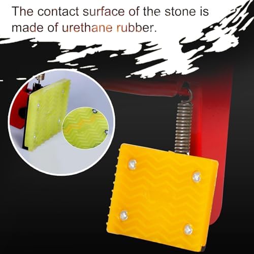 Alloy Steel Paver Stone Lifter Tools - Granite Curb Lifting Clamps, Scissor Tongs, Paver Slab Mover with Polyurethane Mats (L-Opening 18-30cm (7 1/8'-11 3/4')