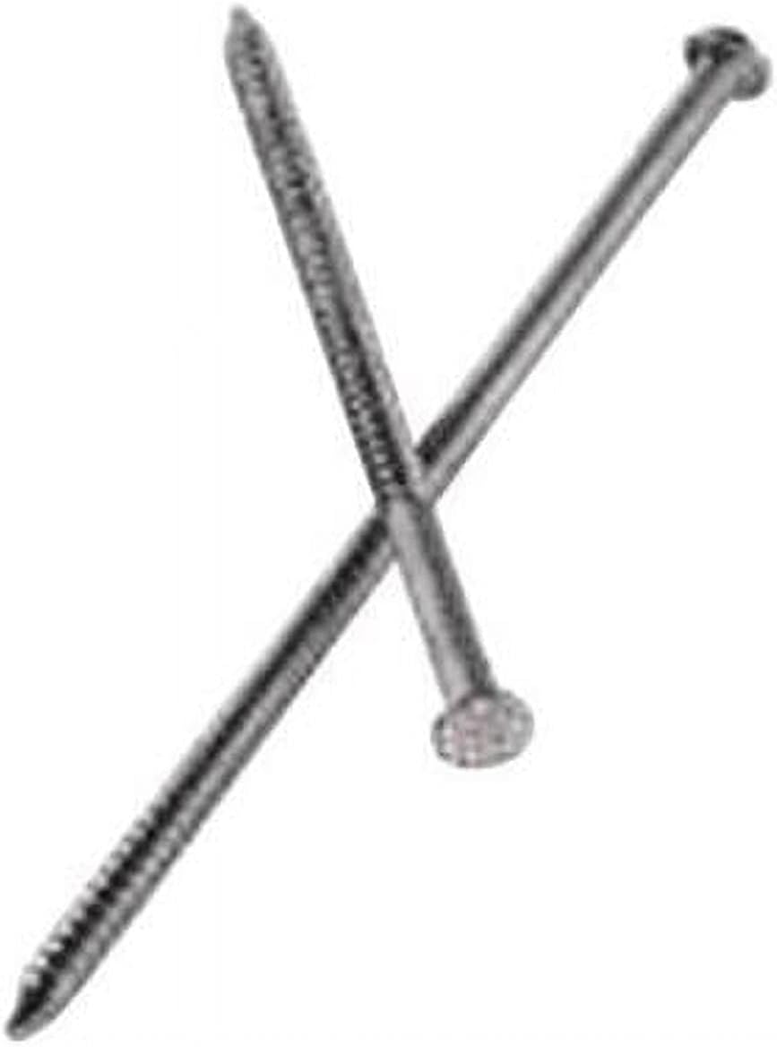 6D 2 in. Siding Stainless Steel Nail with Round Head Ring Shank, 5 lbs - Pack of 1225