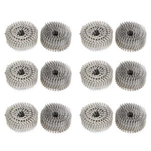 #US 3600 Pcs 1-3/4 .09 Ring Shank Stainless Steel Siding Nails 15 Degree Wire Coil