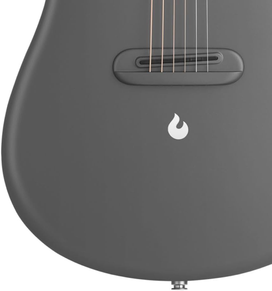 LAVA ME 4 Carbon 38' with Airflow Bag Space Grey w/Rok-It Tripod Guitar Stand, Kopul PREM Performance Series Right Angle Cable and Celluloid Guitar Picks Shape Medium 12-Pack Bundle