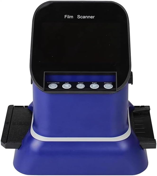 Portable Digital Film Scanner, HD Film Scanner with 4.3 in LCD Screen, 22MP Film Negative Scanner Slide Viewer, Converts