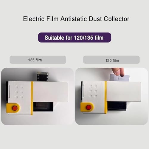Electric Film Anti-Static Dust Remover, Anti-Static Electrostatic Film Cleaner, Darkroom Cleaning Equipment,120/135 Film Dust Removal