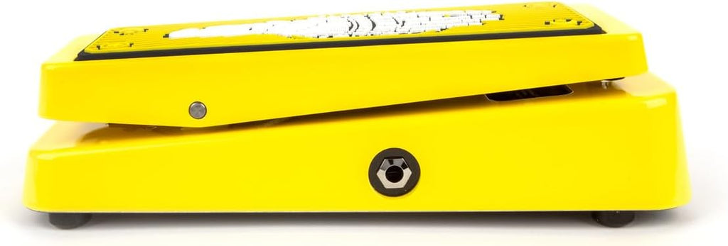 Dunlop KH95Y Kirk Hammett Cry Baby Wah Yellow Sparkle Edition - Bundle with 2 Patch Cables and Dunlop Custom Jazz III Guitar Picks
