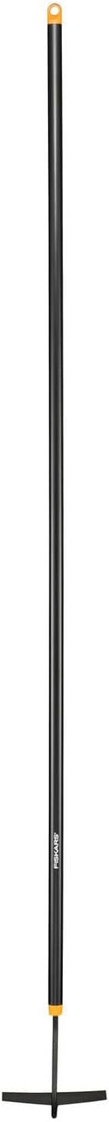 Fiskars Solid Hoe, Length: 155 cm, Width: 16 cm, Steel Head/Aluminium Handle, Black/Orange, 1016035