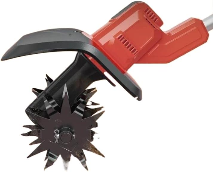 Electric Garden Tiller Cultivator 360 RPM 9 in Tilling Width Tool Only Compatible with Automotive Motorcycle Parts Use with Milwaukee 18V Batteries
