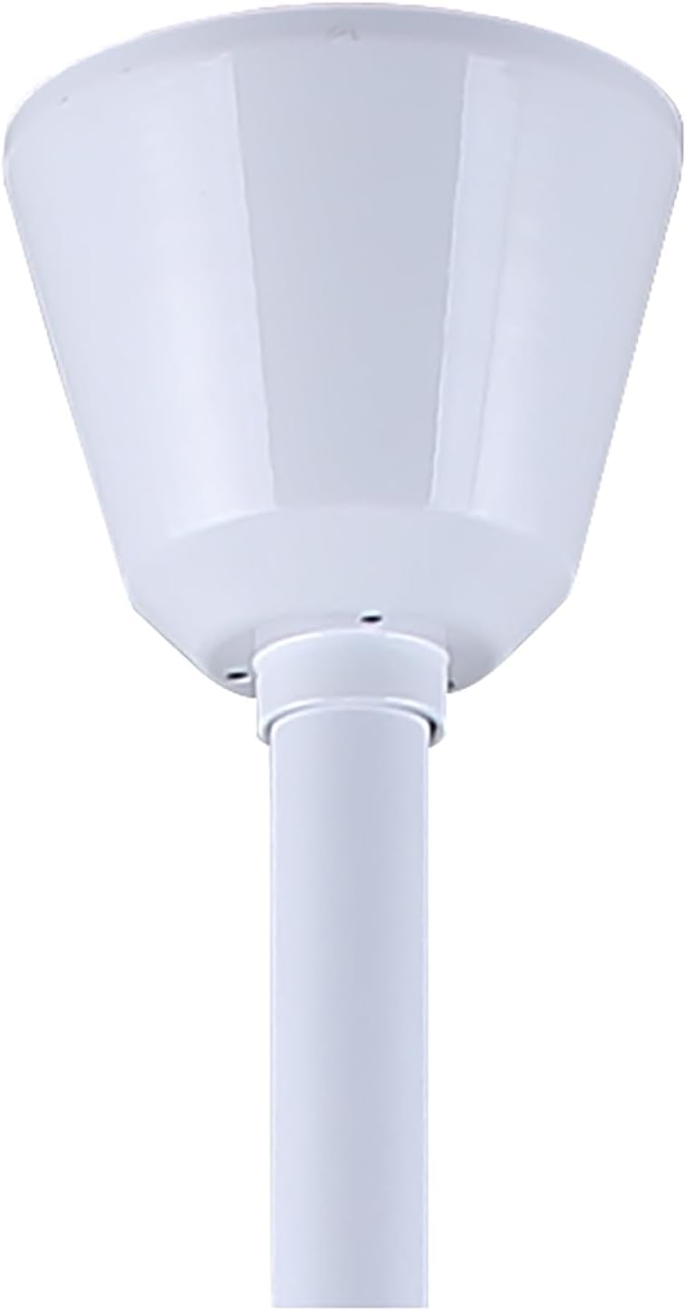 Canarm CP48DW11N 48-Inch Industrial DC Ceiling Fan, High-Performance, Weatherproof, White, Downrod Mount, Energy-Efficient for Indoor & Outdoor Use