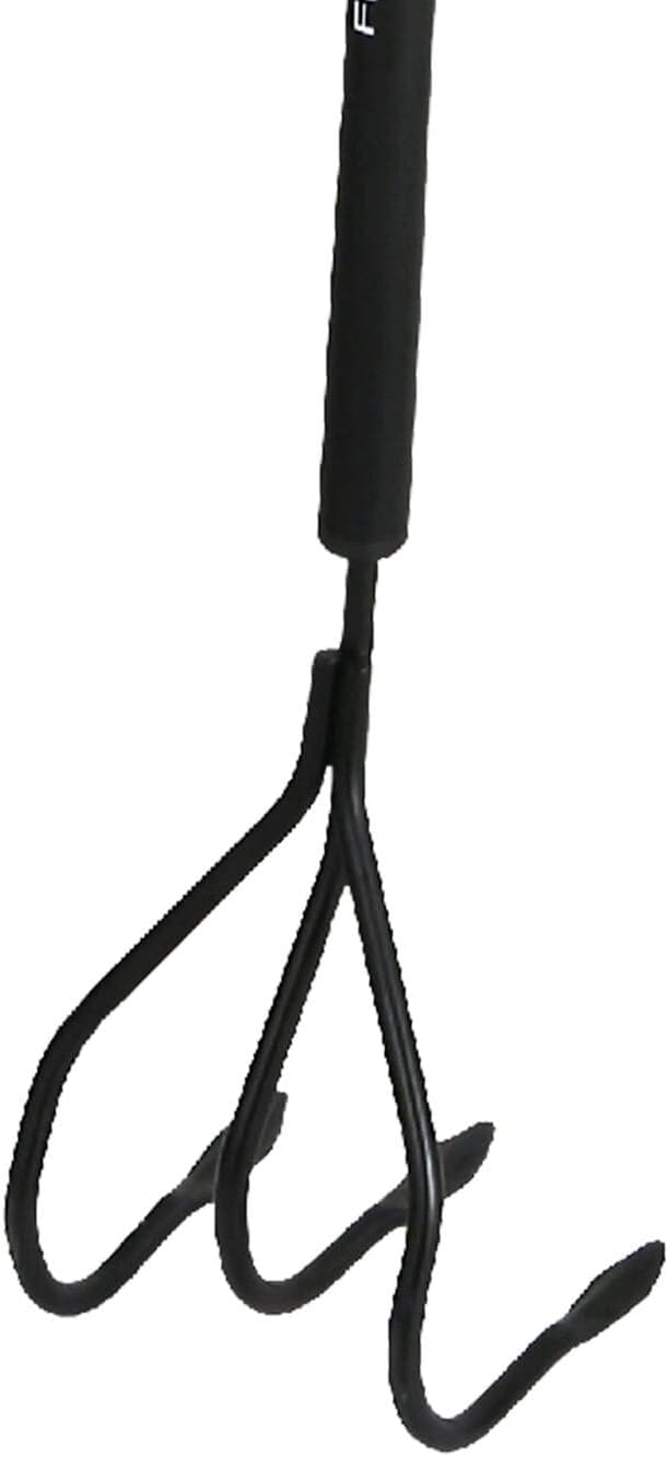 Fiskars Solid Cultivator, for Optimal Bed Preparation and Care, Length: 164 cm, Width: 12 cm, Black/Orange, 1016034