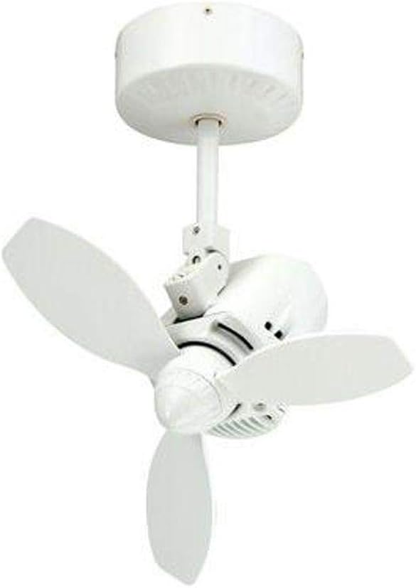 Mustang 18 in. Oscillating Indoor/Outdoor Pure White Ceiling Fan