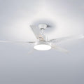 42 Inch Modern Ceiling Fan with Lights Frequency Conversion Remote Ceiling Fan Light 6 Speed 3 Color Bedroom Ceiling Fan Outdoor Ceiling Fans for Patios with Light