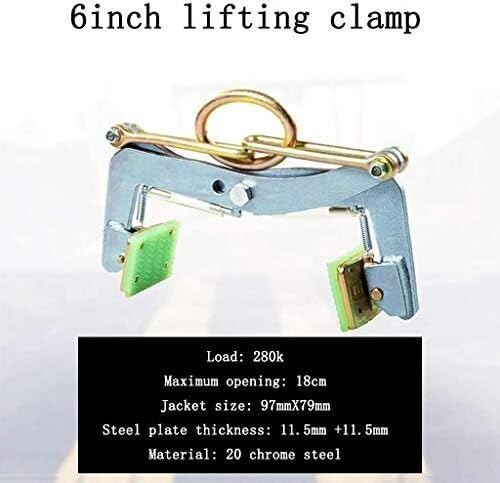 Heavy-duty Plate Lifting Adjustable Opening Vertical Plate Alloy Steel Clamp Suspension Clamp(6 in)