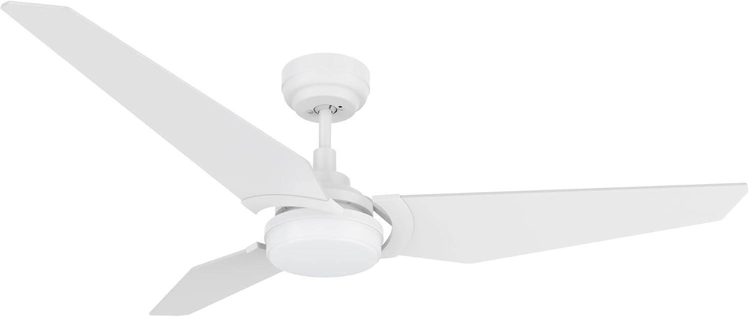 Carro 56' Modern Smart Ceiling Fan with Dimmable LED Lights and Remote, Compatible with Alexa/Google Home/Siri/APP, DC Motor with 10 Speeds, for Living Room Dining Bedroom, White