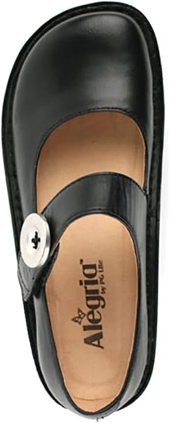 Alegria Women's Paloma Mary Jane Nurse Shoe Clogs Comfort Leather Black 13 M US