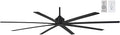 Minka-Aire F896-84-CL, Xtreme H2O 84' Ceiling Fan in Coal (Black) Finish with Remote and Additional Wall Control