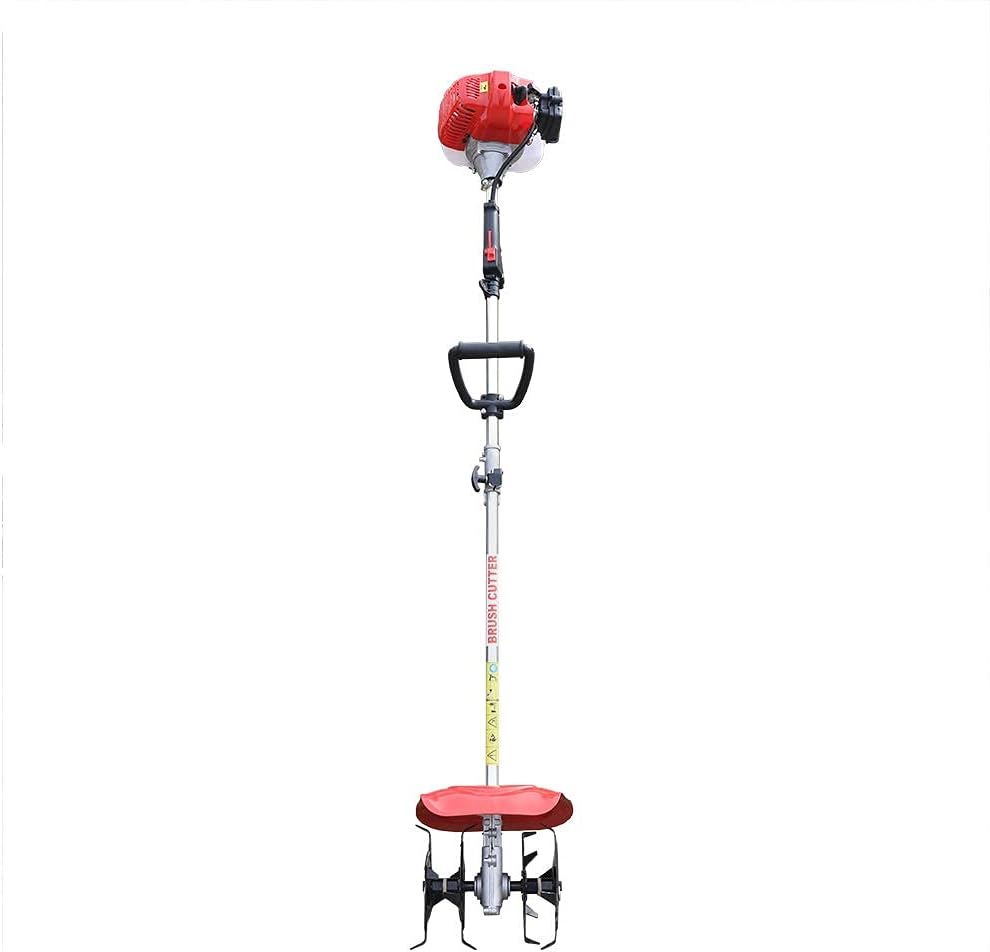 Micro Tiller Weeding Machine Air-Cooled 2-Stroke Hand-Held Tiller Weeding Machine 1.25KW 6500R