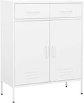 Steel Side Storage Cabinet, Modern Sideboard Storage Cabinet with Legs for Home, Office, Entryway and Hallway, 31.5'x13.8'x40',-325