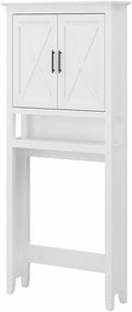 Bush Home Key West Over The Toilet Storage Cabinet in White Ash