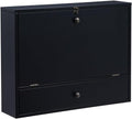 SEI Furniture Wall Mount Laptop Desk - Universal Style, Black