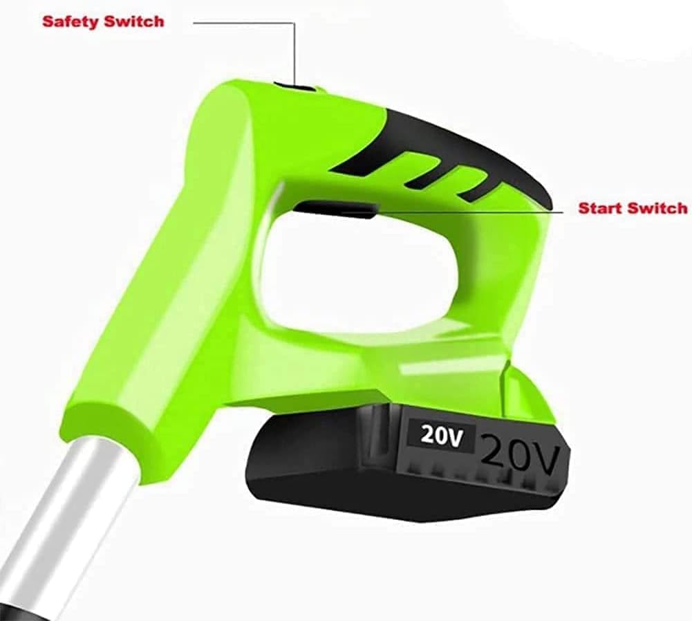 LXXW Electric Tiller Electric Hand Cordless Rotavator, 97-127Cm Adjustable Handle, with 4000Mah Lithium Battery and Charger Electric Cultivator