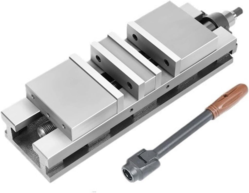 Heavy-Duty Machine Two-Way Angle Solid Flat-Nose Pliers CNC Double-Opening Machine Vise 4 6 Inch Clamp(4 inch)