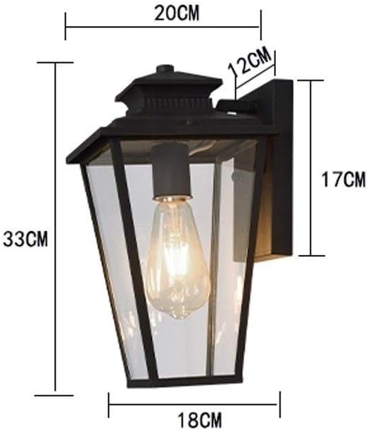 Wall Mounted Light European Retro Industrial Wall Sconce E27 Edison Spotlights Outdoor Die-cast Aluminum Wall Lamp Garden Villa Street Door Landscape Light Antique Loft Wall Light IP65 Waterproo