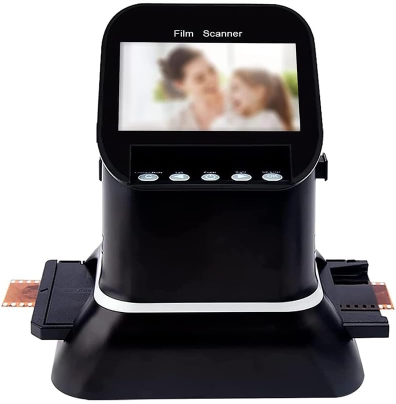 Digital Film Scanner, Mini Slide & Film Scanner, Portable Film Scanners, 1080P Digital Film Converter, Convert Negative & Slides