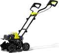 Electric Cordless Rotavator,Battery Powered Garden Tiller Cultivator,Adjustable Handle Height Cultivator,36cm Tilling Width,36cm Working Depth,Depth 18cm for Gardening
