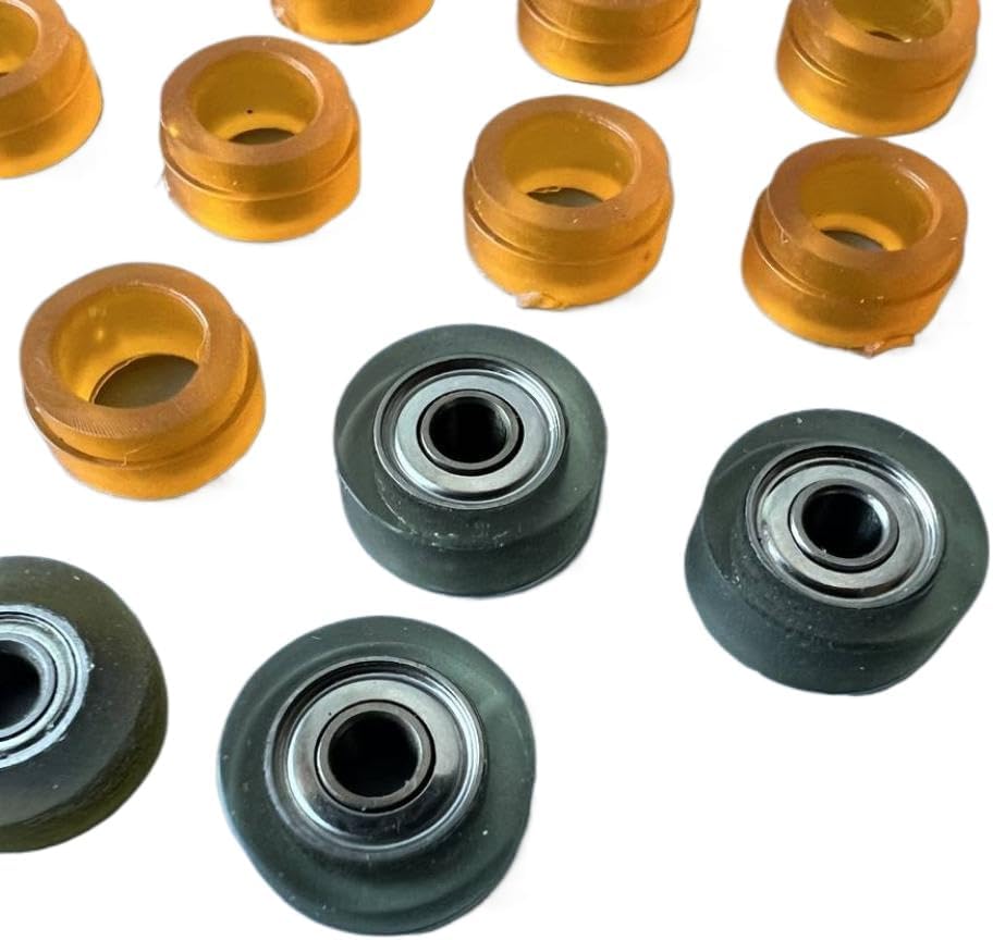 28-Pack Rubber Wheels for Noritsu 135/240, 135/240AFC, 135/240AFC II Negative Carrier – Compatible with S2, S4, HS-1800 Film Scanners