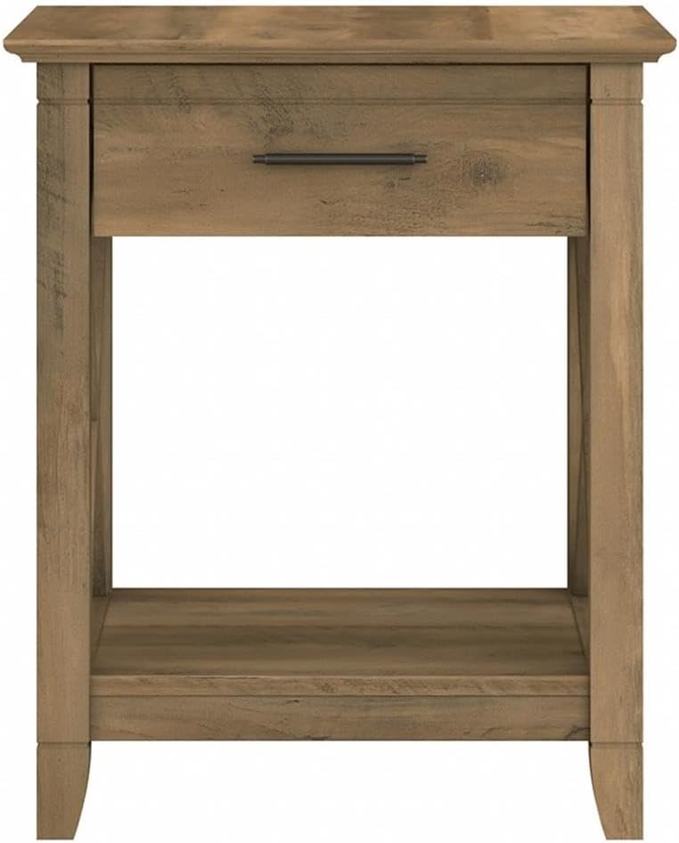 Bush Home Key West Nightstand with Drawer in Reclaimed Pine