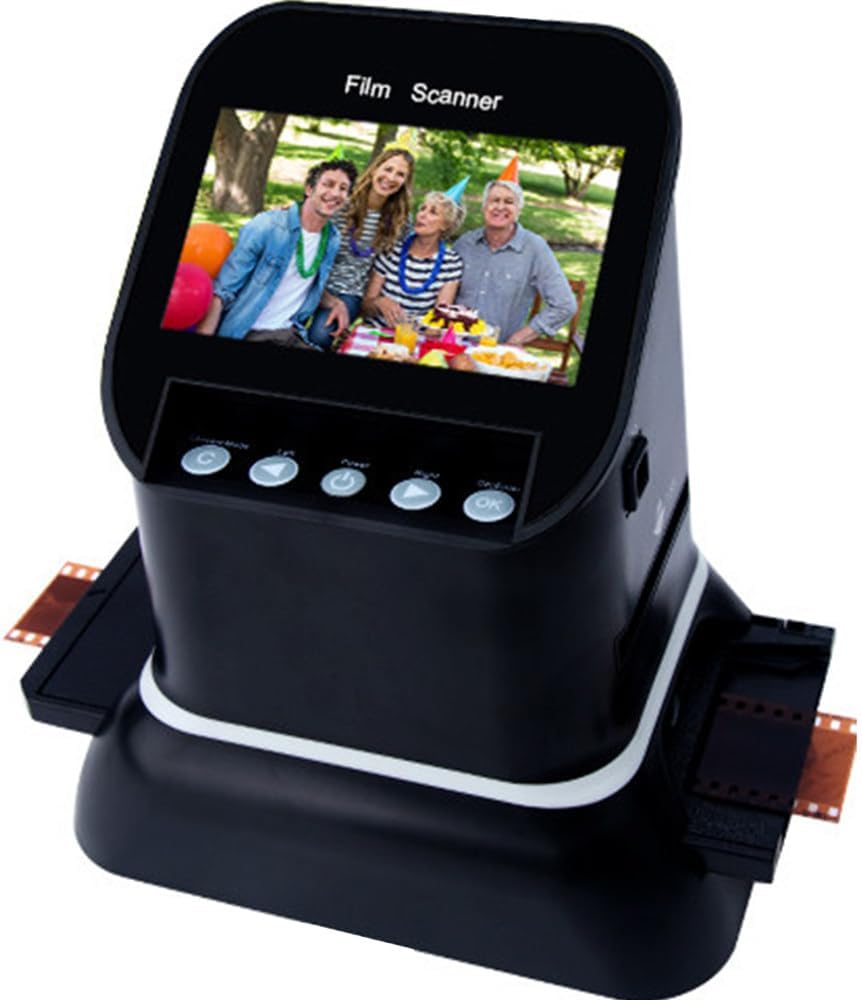 High Resolution 22MP Film Slide Scanner with 4.3' Display, Fast HD Scanning Converter for 35mm 120 126 127 135 Negatives Slides & Old Photos