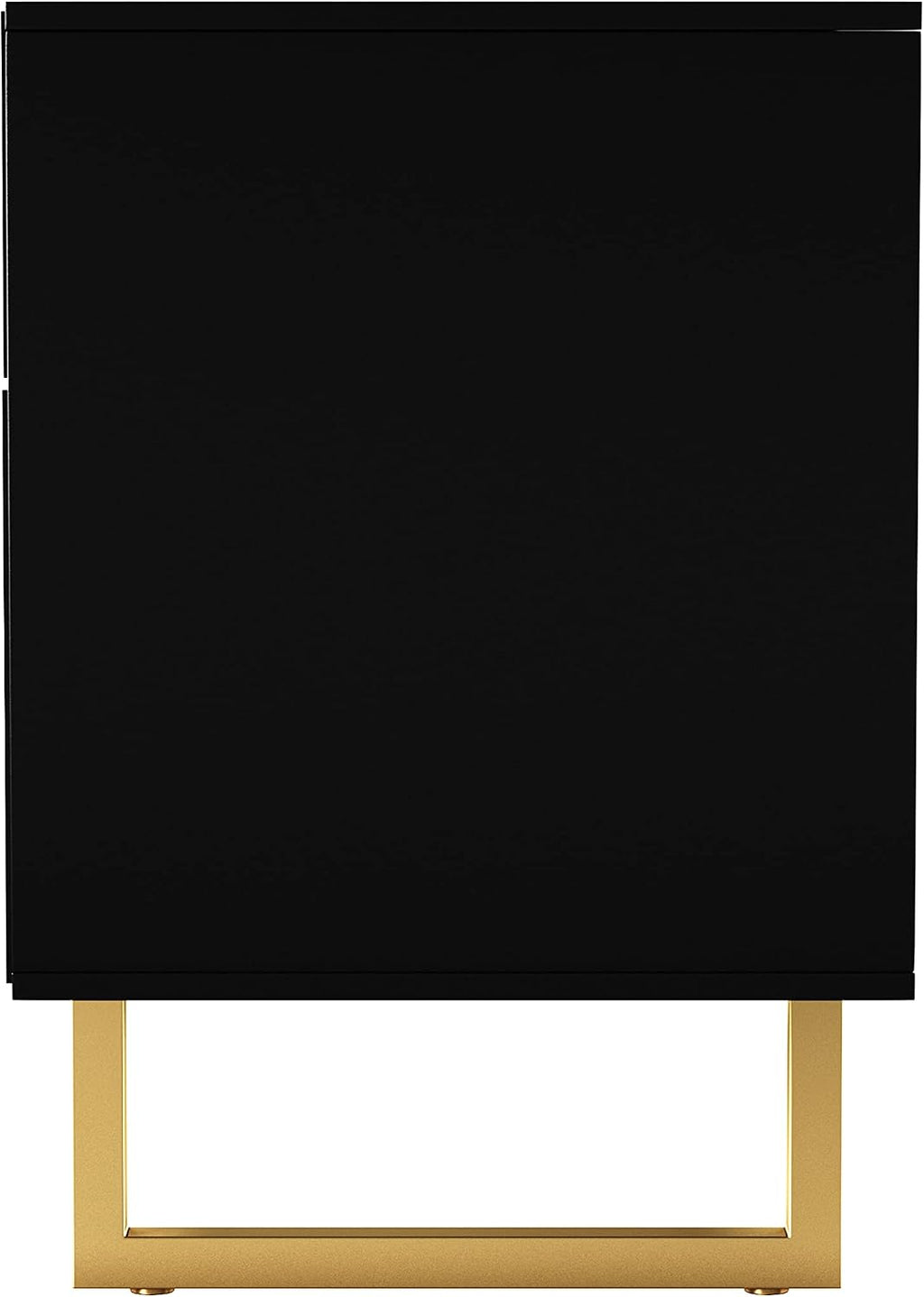 SEI Furniture - Mursley Media Cabinet with Storage - Transitional Design, Black Rattan - Ideal for Living Room, Family Room (MS1222613)